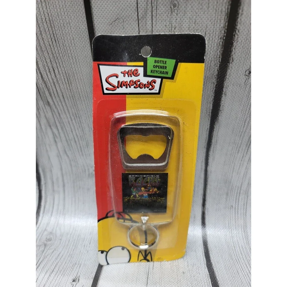 The Simpsons Bottle Opener Keychain Homer Vintage 2007 Homer Lot Of 2 New